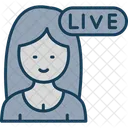 Mujer Vivir Chica Icono
