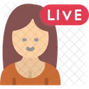 Mujer Vivir Chica Icono