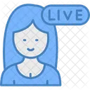 Mujer Vivir Chica Icono