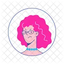 Mujer joven  Icono