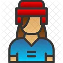Jugador De Hockey Mujer Hockey Jugador Icono
