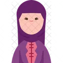 Mujer malaya  Icono