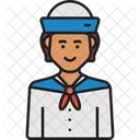 Mujer marinera  Icono