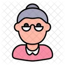 Anciana Abuela Ancianos Icon