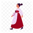 Persona Medieval Mujer Icono