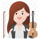 Músico femenino  Icono