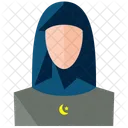 Musulman Mujer Avatar Icono