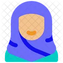 Musulman Mujer Hembra Icono