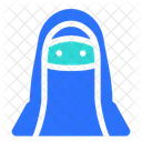 Mujer musulmana niqab  Icon