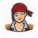 Mujer pirata  Icono