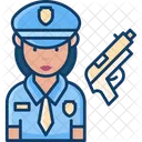 Mujer Policia Mujer Policia Oficial De Policia Symbol