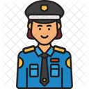 Mujer Policia Mujer Policia Policia Icono