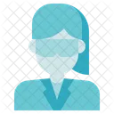 Mujer química  Icono