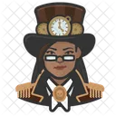 Mujer Steampunk Steampunk Mujer Icono