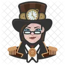 Mujer Steampunk Steampunk Mujer Icono