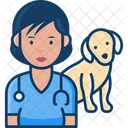 Mujer veterinaria  Icon