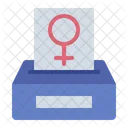 Voto mujer  Icono