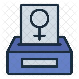 Voto mujer  Icono