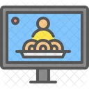 Mukbang Essen Content Ersteller Symbol