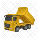 Muldenkipper Fahrzeug LKW Symbol