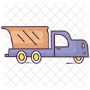 Muldenkipper Bau LKW Mullwagen Symbol