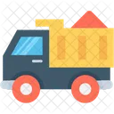 Muldenkipper Lkw Anlage Symbol