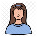 Mulher Menina Avatar Icon