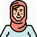 Avatar Arabe Mulher Ícone