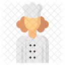 Mulher chef  Ícone