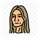 Confiante Mulher Expressao Ícone