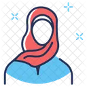 Mulher Hijab  Ícone