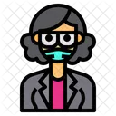 Avatar Negocios Feminino Icon