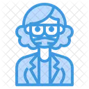 Avatar Negocios Feminino Icon