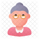 Velha Avo Idosa Icon