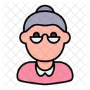 Velha Avo Idosa Icon