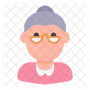 Velha Avo Idosa Icon