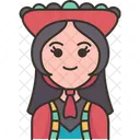 Mulher peruana  Ícone