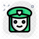 Mulher Policial Ícone