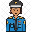 Mulher policial  Ícone