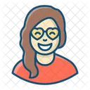 Mulher Retro Velha Velha Icon