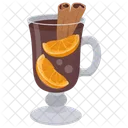 Mulled Wine Hot Wine Christmas Drink Icon