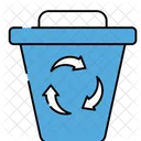 Mullrecycling Mullaufbereitung Abfallrecycling Symbol