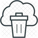 Mulltonne Wolke Mull Symbol