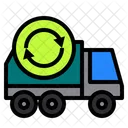 Behalter LKW Recycling Symbol