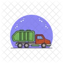 Mullwagen Fahrzeug LKW Symbol