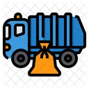 Mullwagen Recycling LKW LKW Symbol