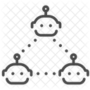 Multi-agent network  Icon