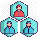 Multi Agent System Team Connection Icon