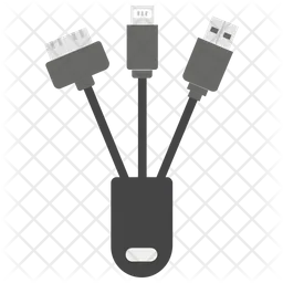 Usb de carga múltiple  Icono