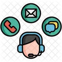 Multi Channel Support  Icon